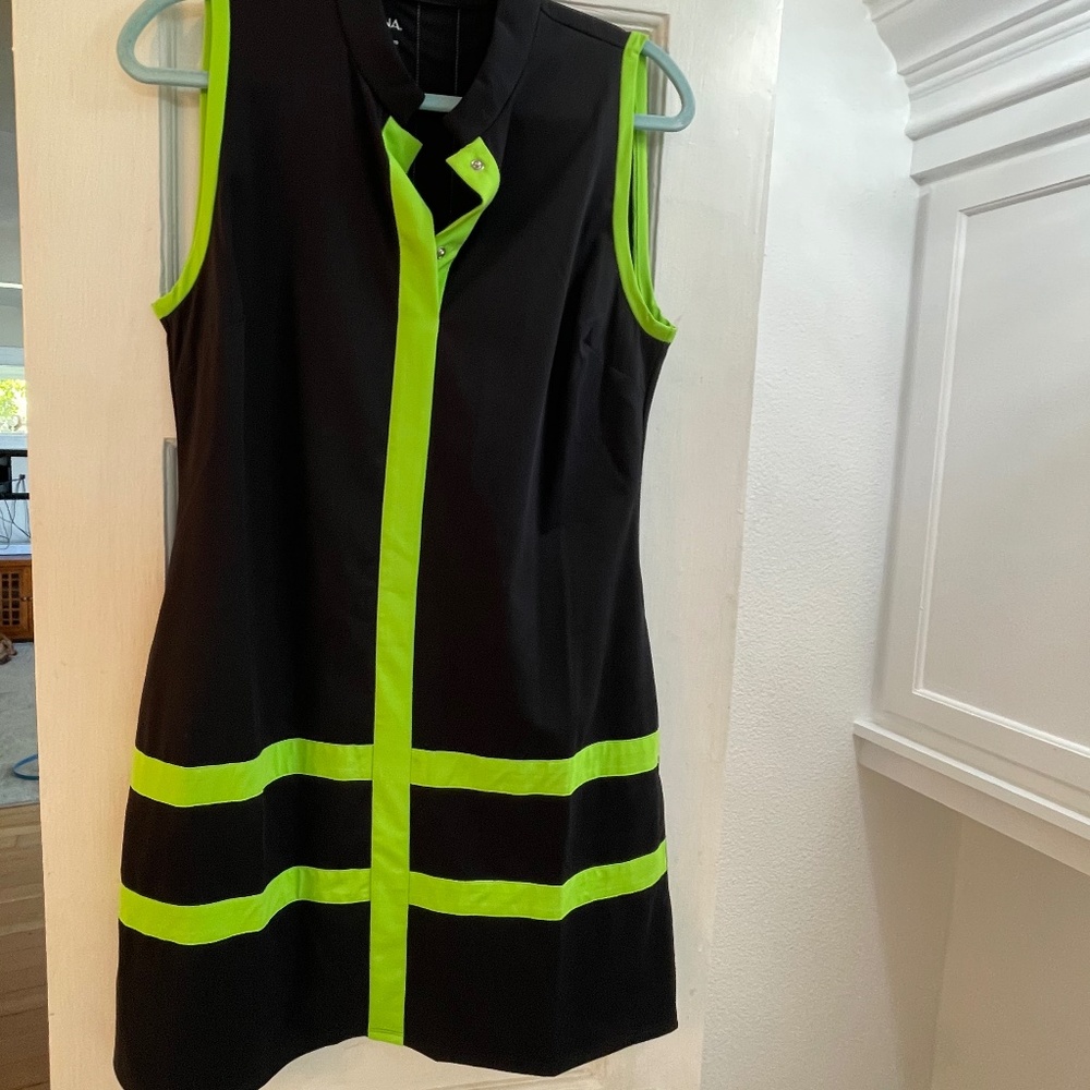 Classic Kinona Navy and Green Golf Dress